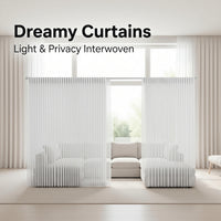 Dreamy Curtains for Light & Privacy Interweaving