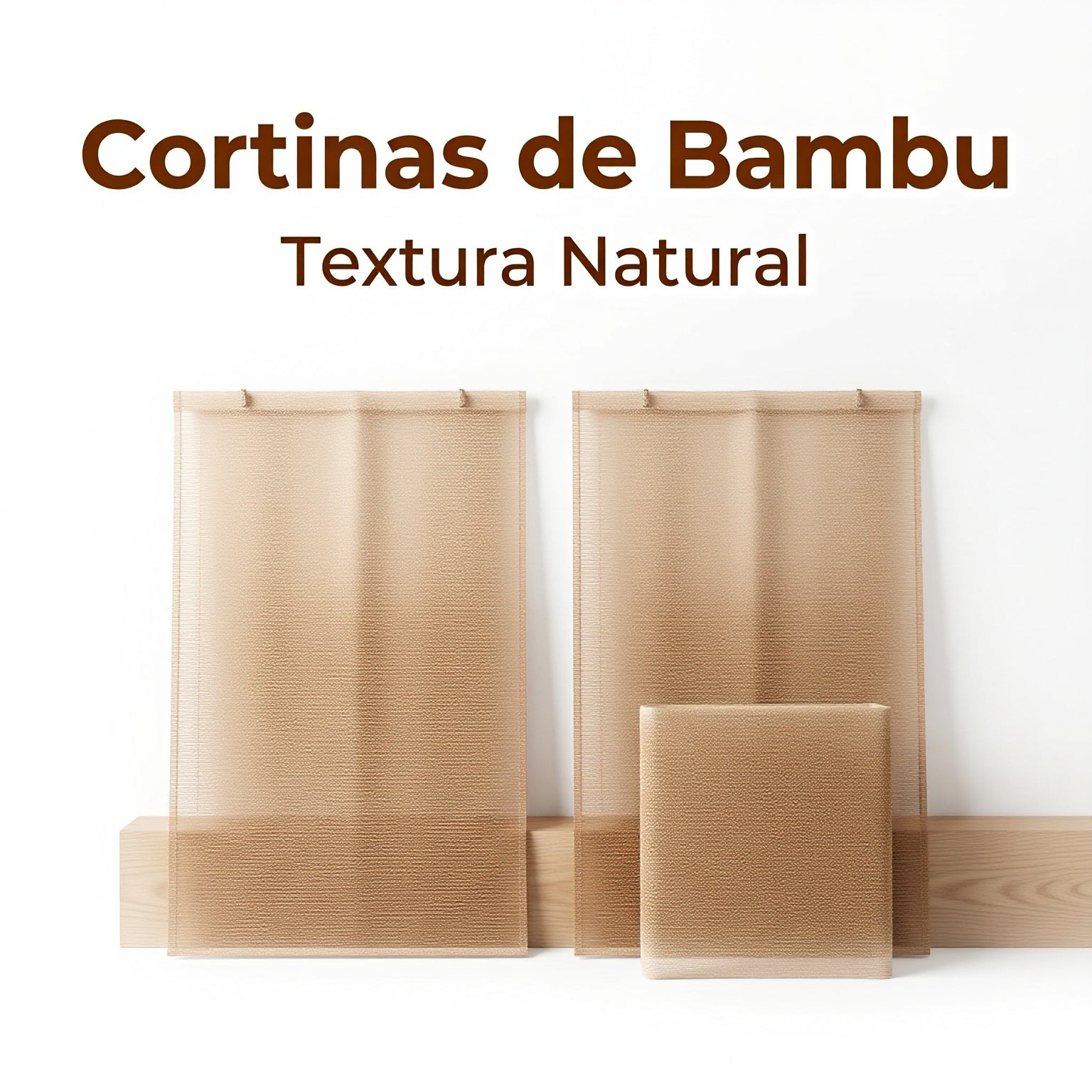 Bamboo Curtains Natural Texture Eco-Friendly Sun Shades