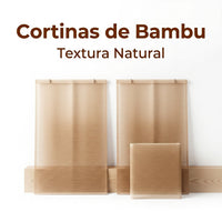 Bamboo Curtains Natural Texture Eco-Friendly Sun Shades