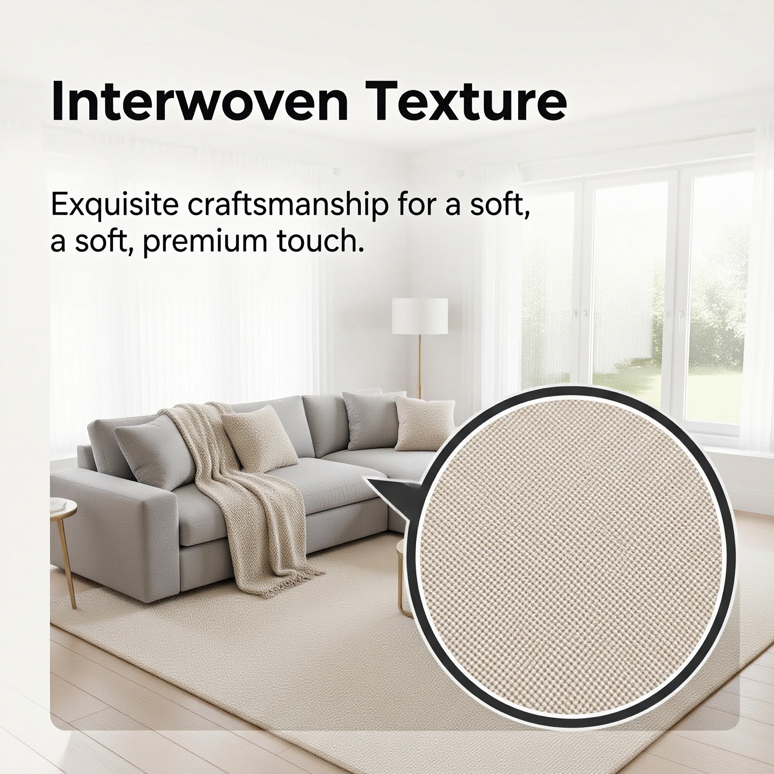 Dreamy Curtains for Light & Privacy Interweaving