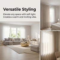 Dreamy Curtains for Light & Privacy Interweaving