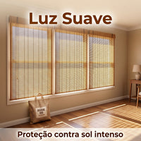 Bamboo Curtains Natural Texture Eco-Friendly Sun Shades