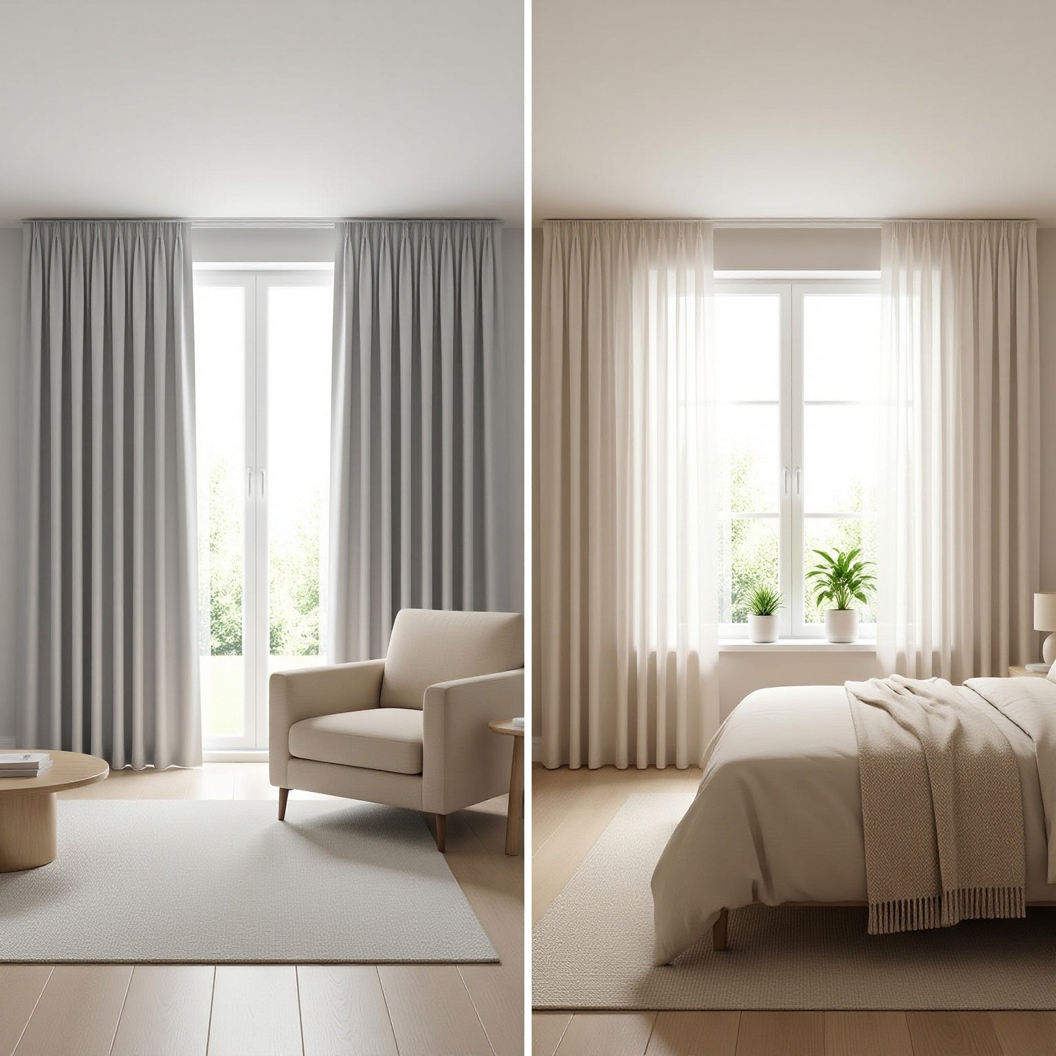 Dreamy Curtains for Light & Privacy Interweaving