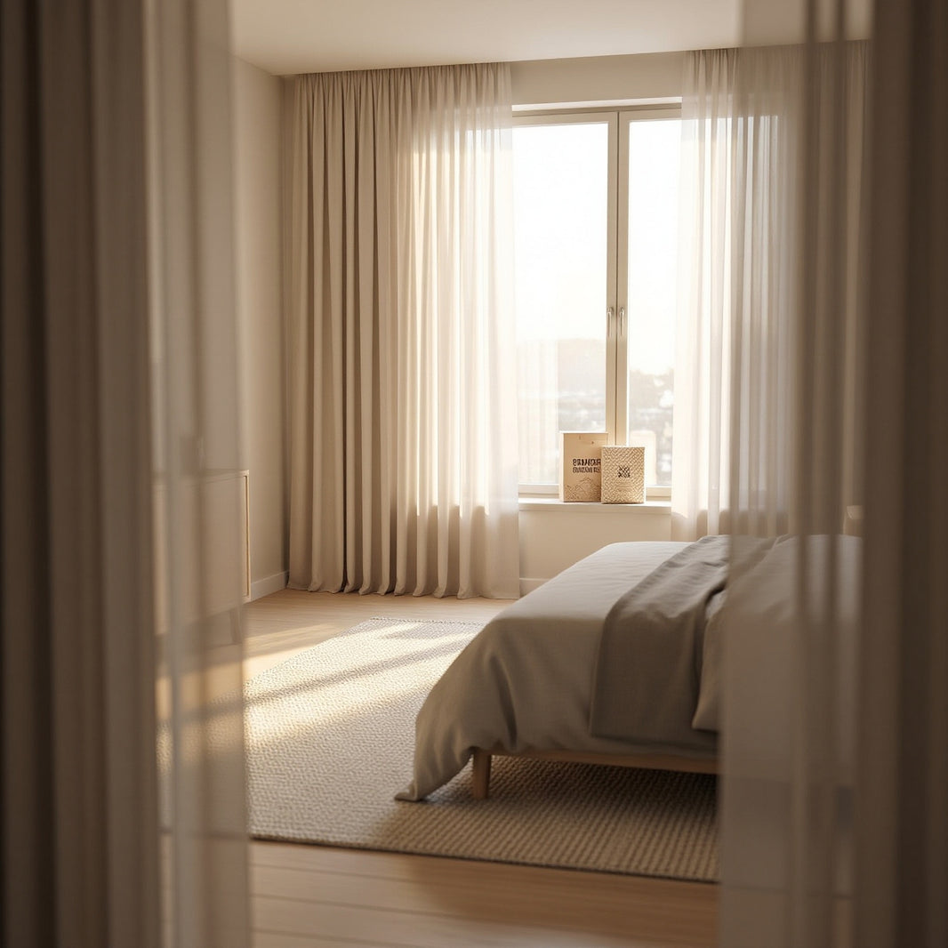 Smart Control Motorized Curtains Remote Operation