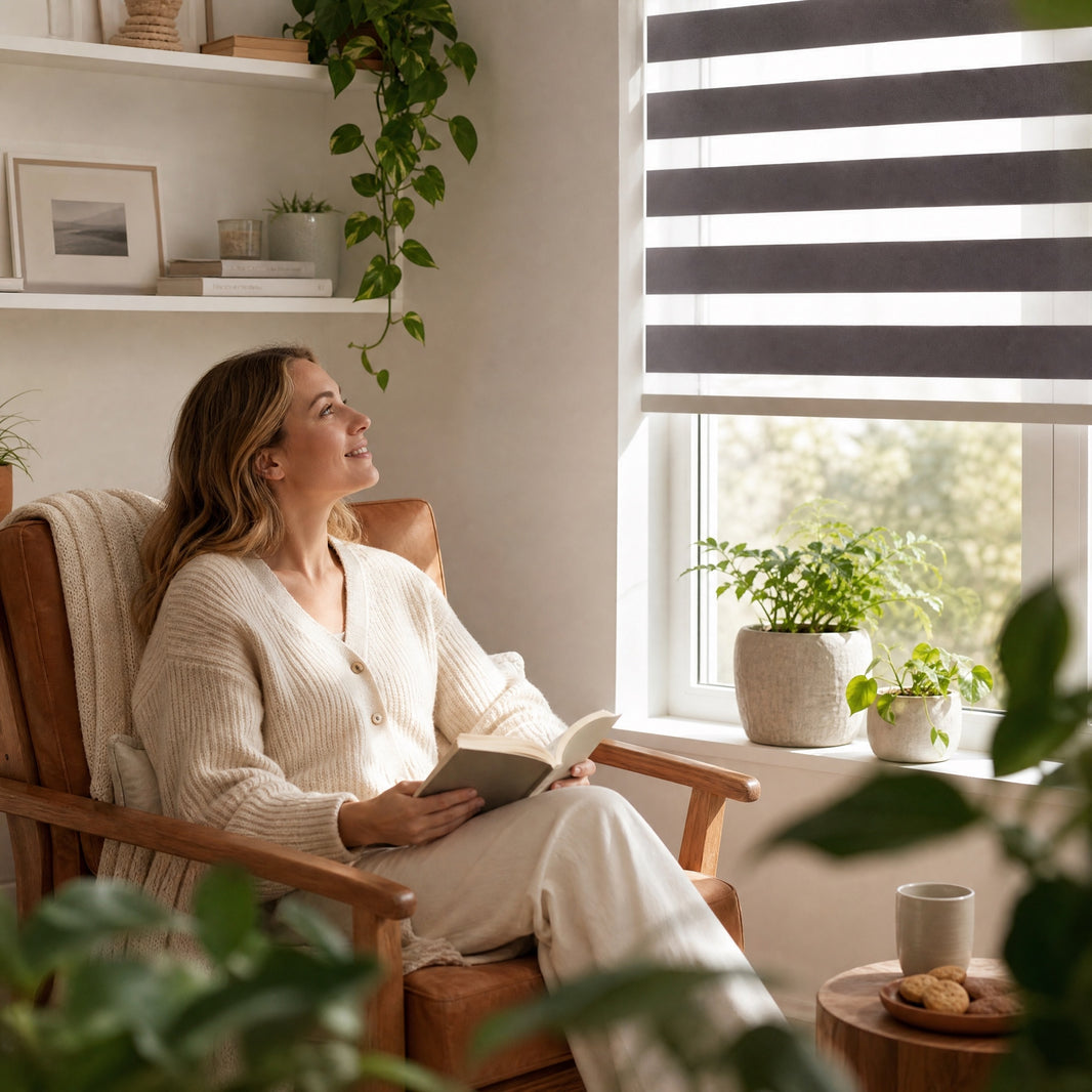 Soft Gauze Curtains Double Layer Dimming Breathable Dustproof Window Treatments
