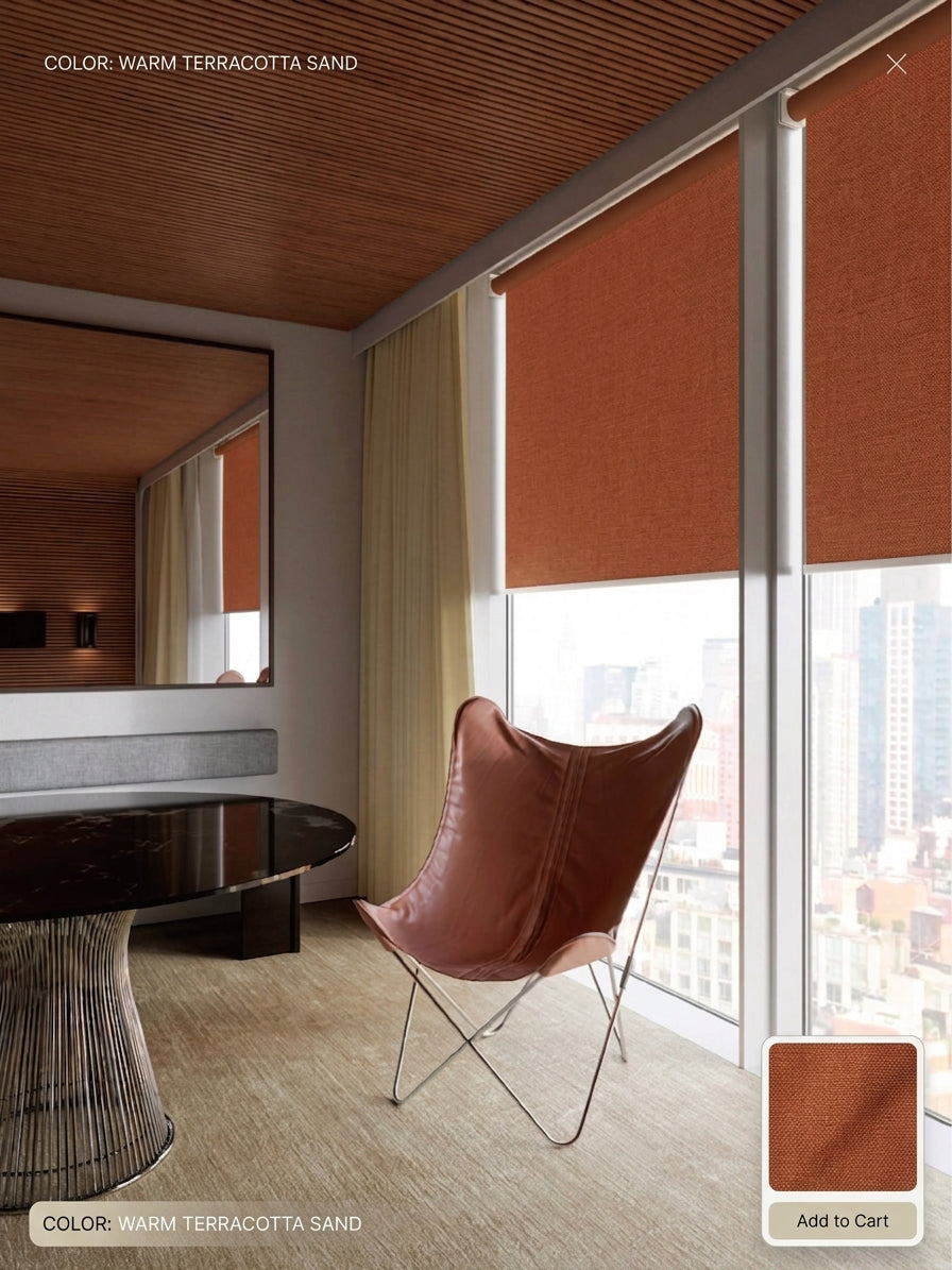 Smart Motorized Roller Shades Whole-Home Blackout Roller Shades